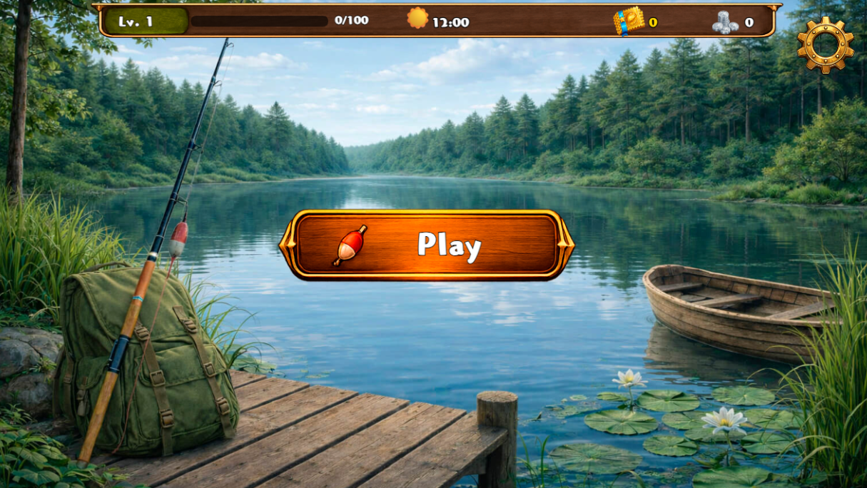 Fishing with a Rod Game Screenshot